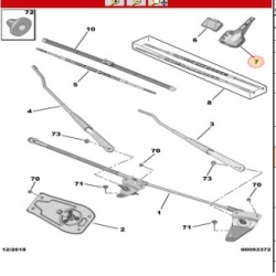 SP 6405AP RAIN SENSOR COVER